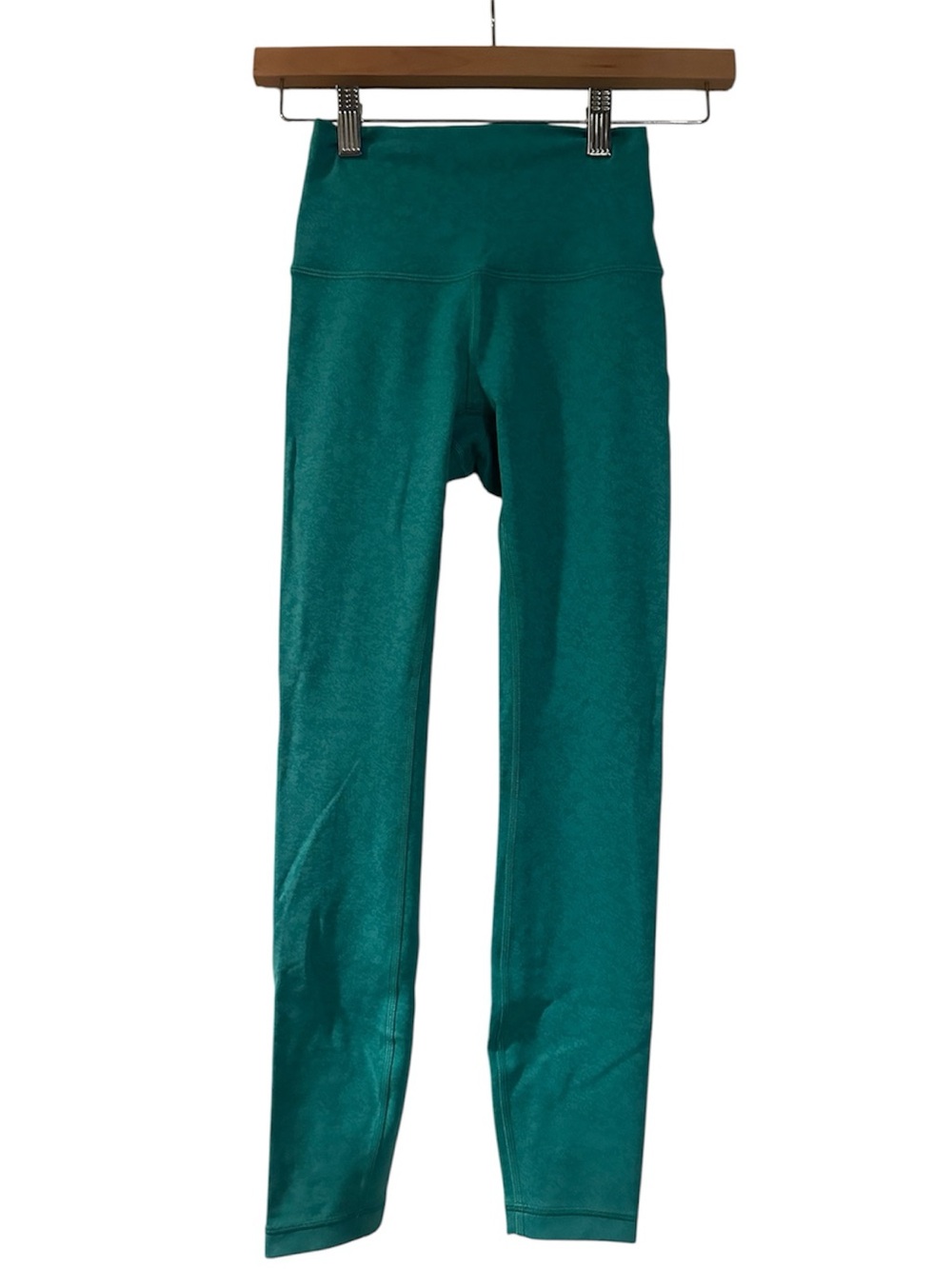 Lululemon Wonder Train High-Rise Leggings 25” Size 2 Teal/Green Like New
